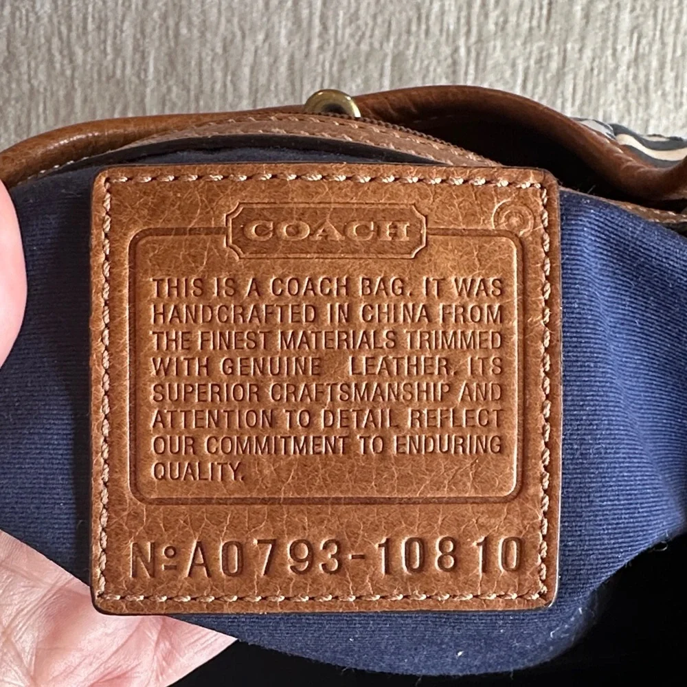 Coach Patchwork Shoulder Tote RARE - Picture 7 of 16